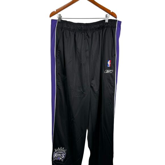 Reebok NBA Sacramento Kings Team Apparel Team Away Warm UP Pants Men's 4XLT NWOT - Picture 4 of 9